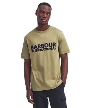 Men's Barbour International Otis Graphic T-Shirt - Bleached Olive