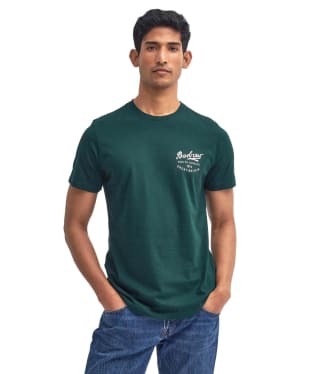 Men's Barbour Script Graphic T-Shirt - Seaweed