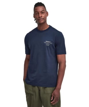 Men's Barbour Denison Relaxed T-Shirt - Navy