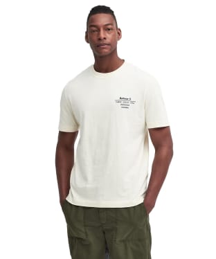 Men's Barbour Denison Relaxed T-Shirt - Chalk