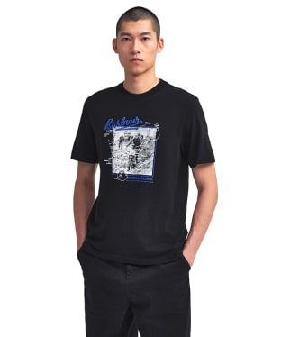 Men's Barbour International Brandle Graphic T-Shirt - Black