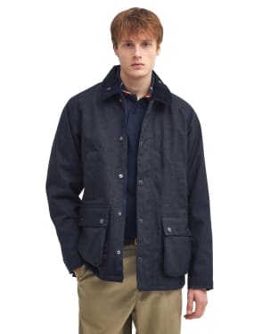 Men's Barbour Winter Bedale Waterproof Jacket - Navy