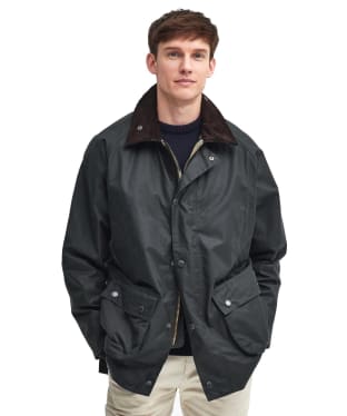 Men's Barbour Beaudale Waxed Jacket - Sage