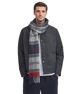 Barbour Inverness Tartan Scarf - Blue Granite