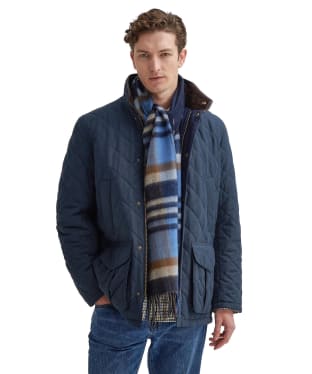 Barbour Field Reversible Scarf - Navy