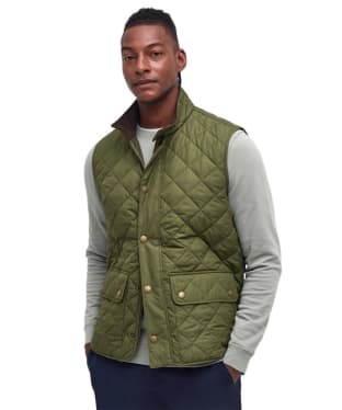 Men's Barbour New Lowerdale Quilted Gilet - Dark Moss