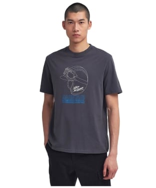 Men's Barbour International Coty Graphic T-Shirt - Asphalt