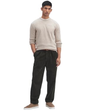 Men's Barbour Stretch Cord Relaxed Fit Trouser - Forest