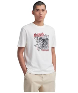 Men's Barbour International Brandle Graphic T-Shirt - Whisper White