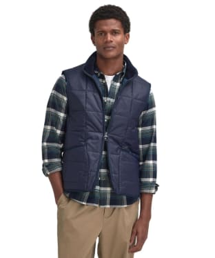 Men's Barbour Amble Liddesdale Quilted Gilet - Navy