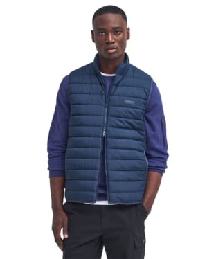 Men's Barbour International Ledley Quilted Gilet - Navy