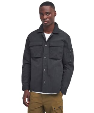 Men's Barbour International Scots Nylon Overshirt - Black