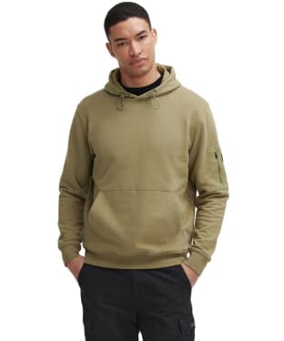 Men's Barbour International Ewan Hoodie - Bleached Olive