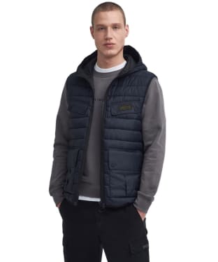 Men's Barbour International Molden Puffer Gilet - Dark Navy