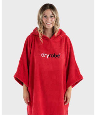 Dryrobe Organic Cotton Towel Robe V3 - Red