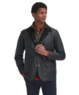 Men's Barbour Craster Waxed Jacket - Sage