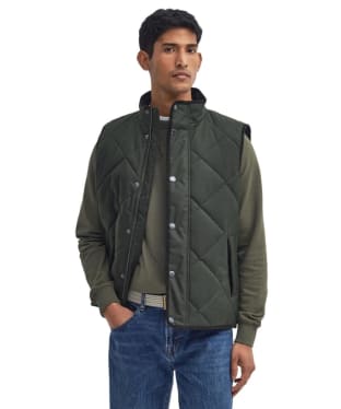 Men's Barbour Holburn Quilted Gilet - Sage