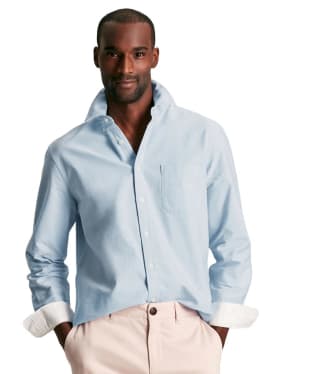 Men's Joules Oxford Long Sleeve Cotton Shirt - Blue