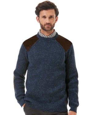 Men's Barbour Raisthorpe Crew Neck Jumper - Navy