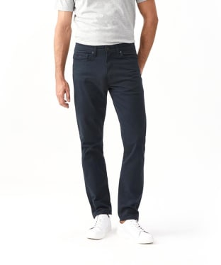 Men's R.M. Williams Twill Loxton Jeans - Regular Fit - Tapered Leg - Navy