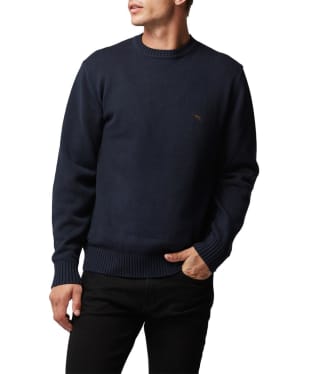 Men's Rodd & Gunn Crew Neck Knit Jumper - Sapphire