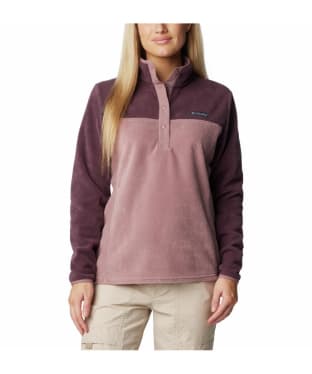 Women's Columbia Benton Springs Half Snap Pull Over II Fleece - Moonvista / Fig