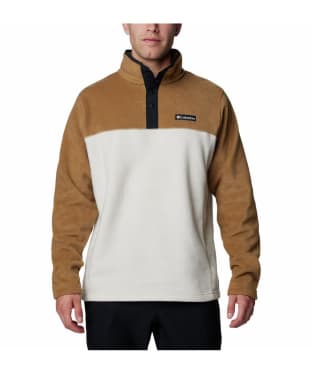 Men's Columbia Steens Mountain Half Snap II Fleece - Dark Stone / Delta