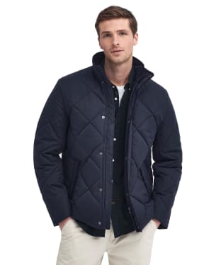 Men's Barbour Embleton Quilted Jacket - Dark Navy