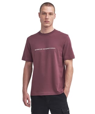 Men's Barbour International Motored T-Shirt - Huckleberry