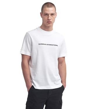 Men's Barbour International Motored T-Shirt - White