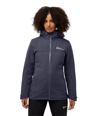 Women's Jack Wolfskin Hunberg 3in1 Waterproof Jacket - Graphite