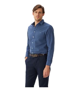 Men's R.M. Williams Organic Cotton Regular Shirt - Navy