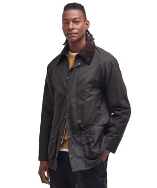 Men's Barbour Classic Beaufort Waxed Jacket - Olive