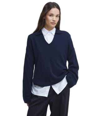 Shop Barbour V Neck Jumpers Free UK Delivery