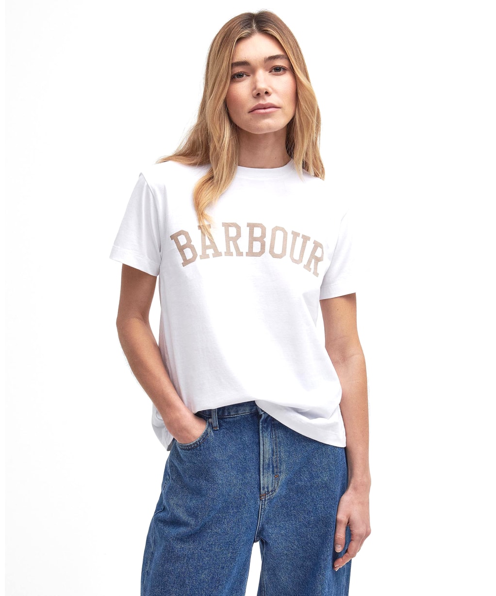 Women's Barbour Ella T-Shirt - White