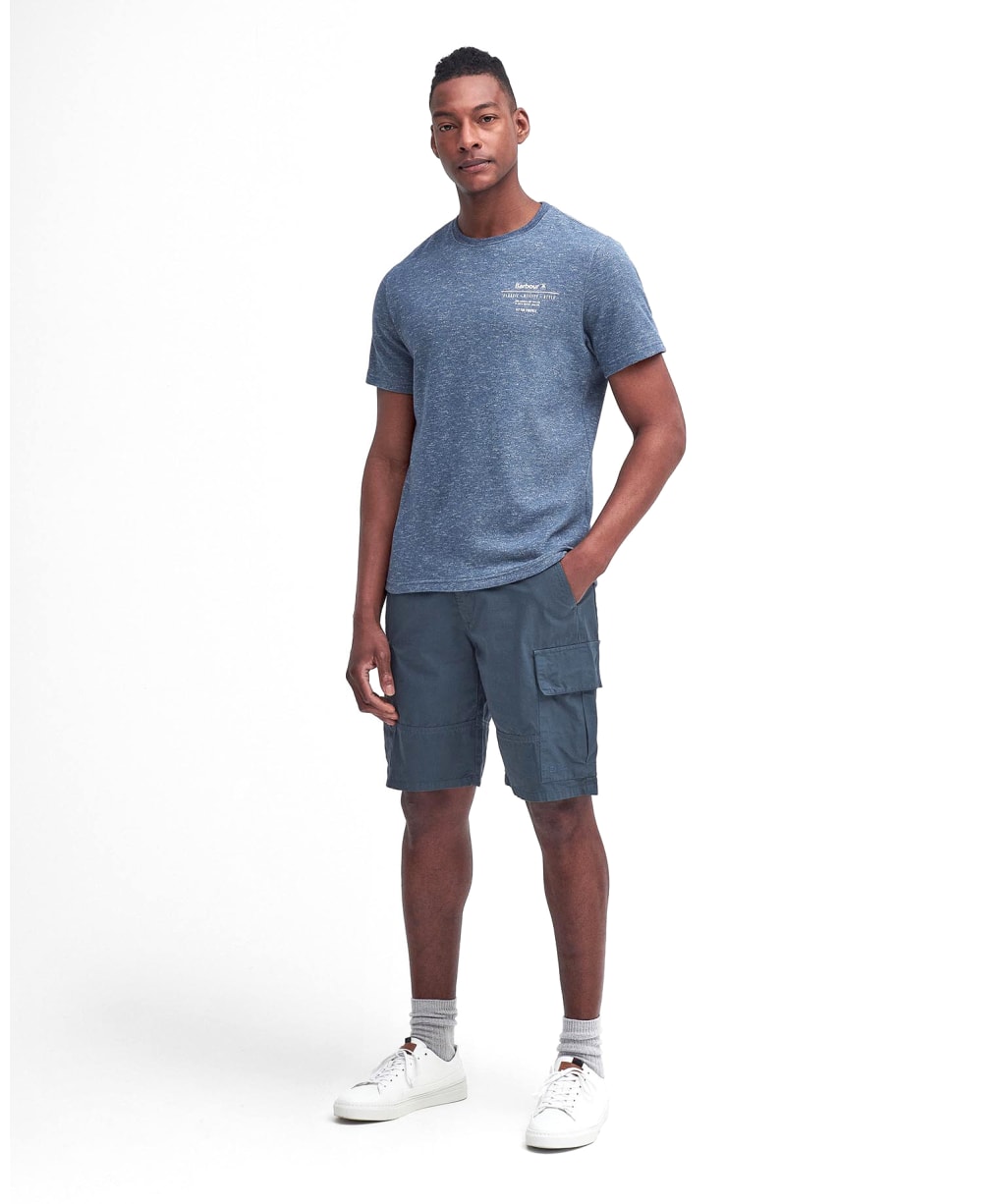 Men's Barbour Essential Ripstop Cargo Short - Dark Slate