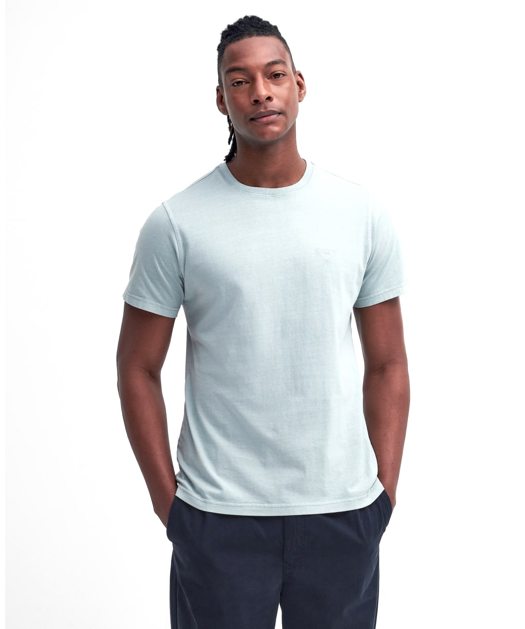 Men's Barbour Garment Dyed Tee - Blue Chalk
