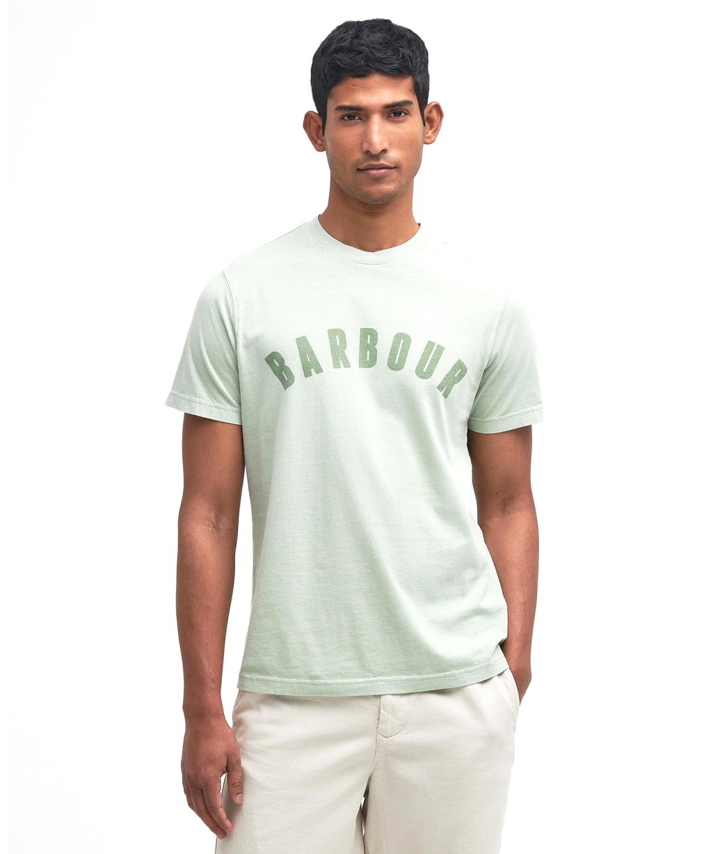 Men's Barbour Terra Dye T-Shirt - Sea Foam
