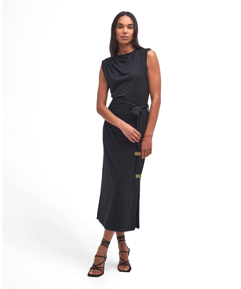 Women's Barbour International Courtney Midi Dress - Black