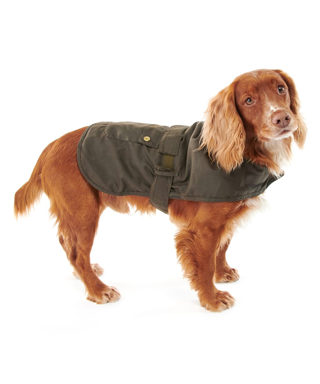 Barbour 2 in 1 Wax Dog Coat - Olive