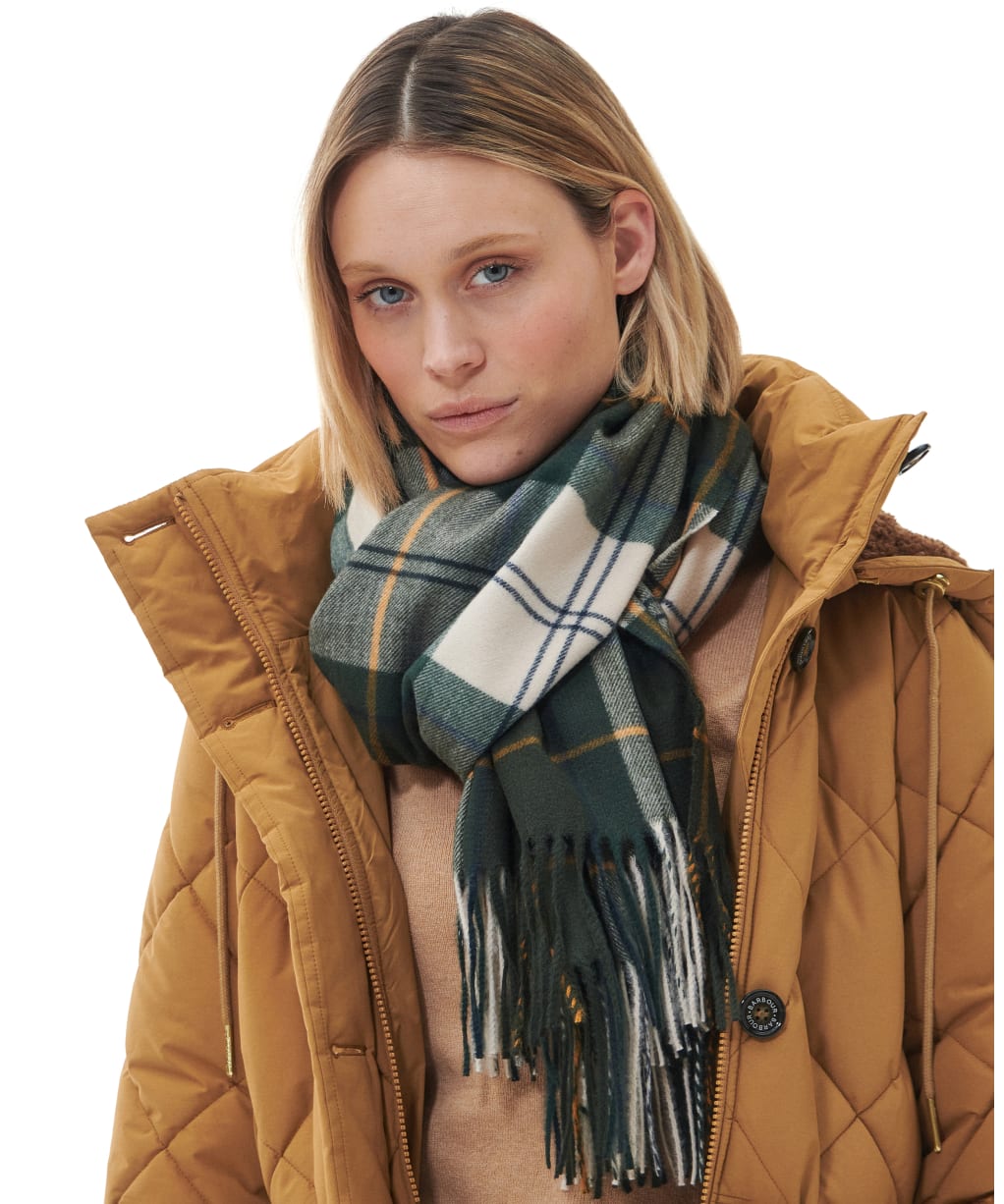 Women's Barbour Hailes Tartan Scarf - Ancient Tartan
