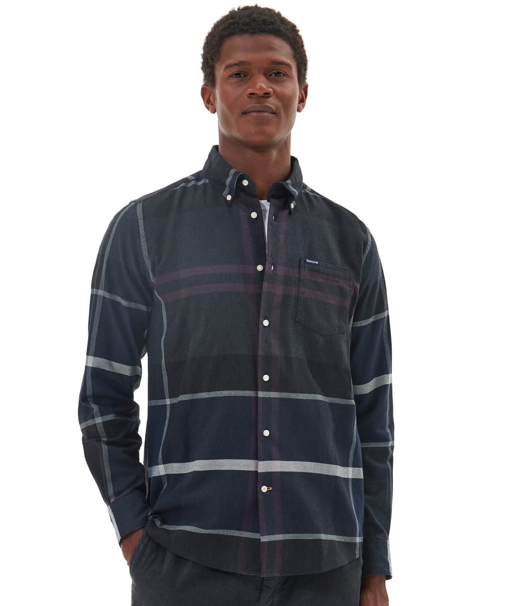 Men’s Barbour Dunoon Tailored Shirt - Black Slate