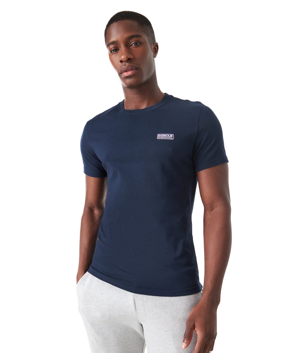 Men's Barbour International Small Logo Tee - International Navy