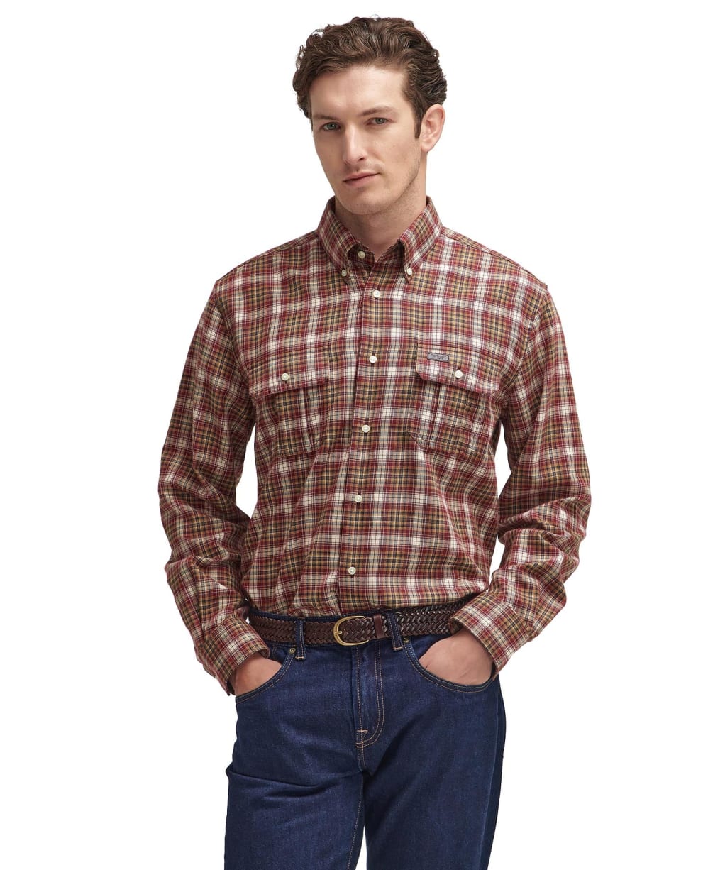 Penrice Shirt - Merlot Marl