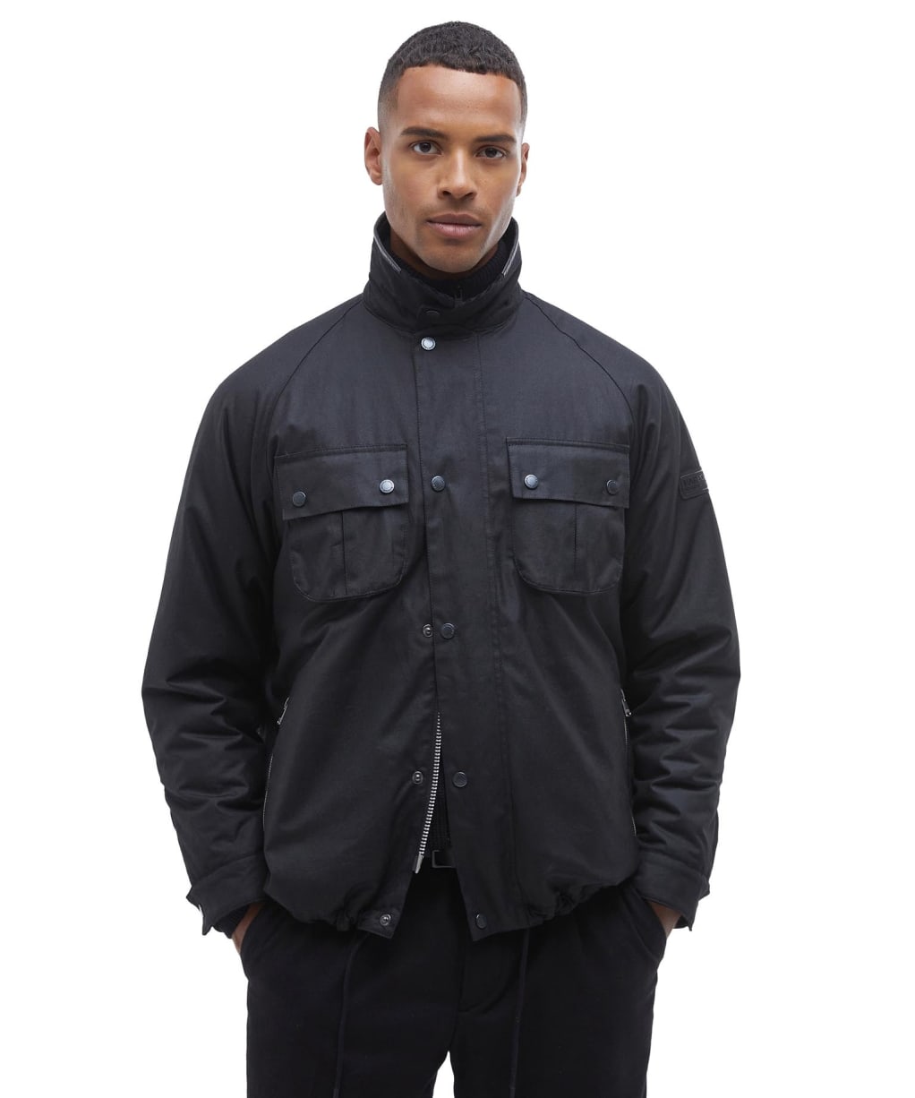 Oving Wax Jacke - Black