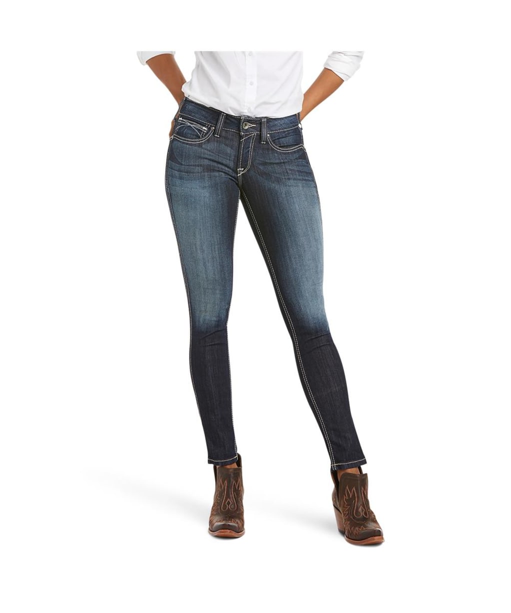 Women’s Ariat R.E.A.L. Mid Rise Skinny Ella Jeans - Celestial
