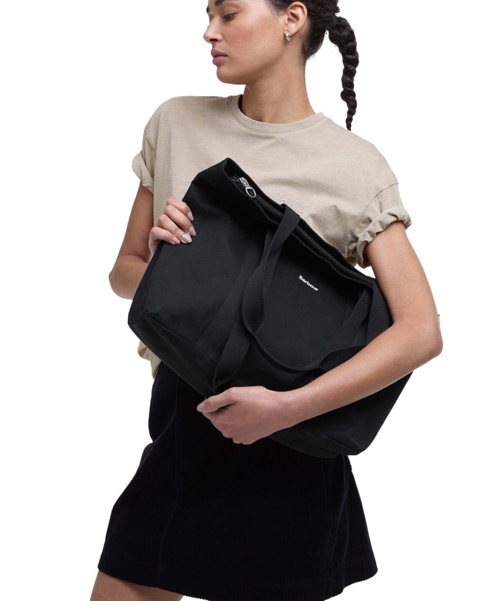Women's Barbour Olivia Tote Bag - Black 2