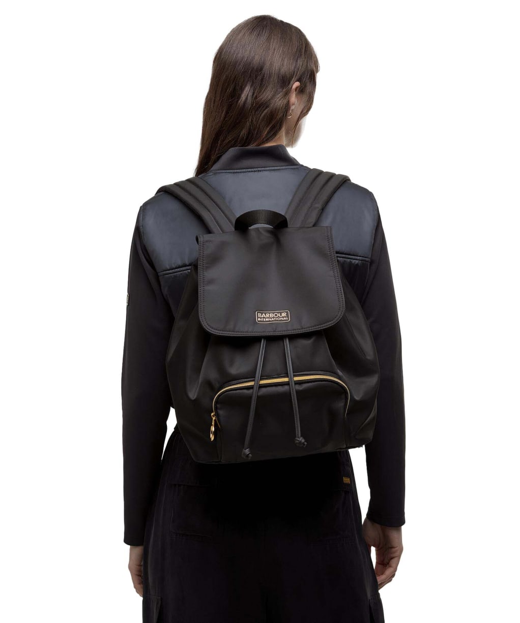 Women's Barbour International Qualify Backpack - Black