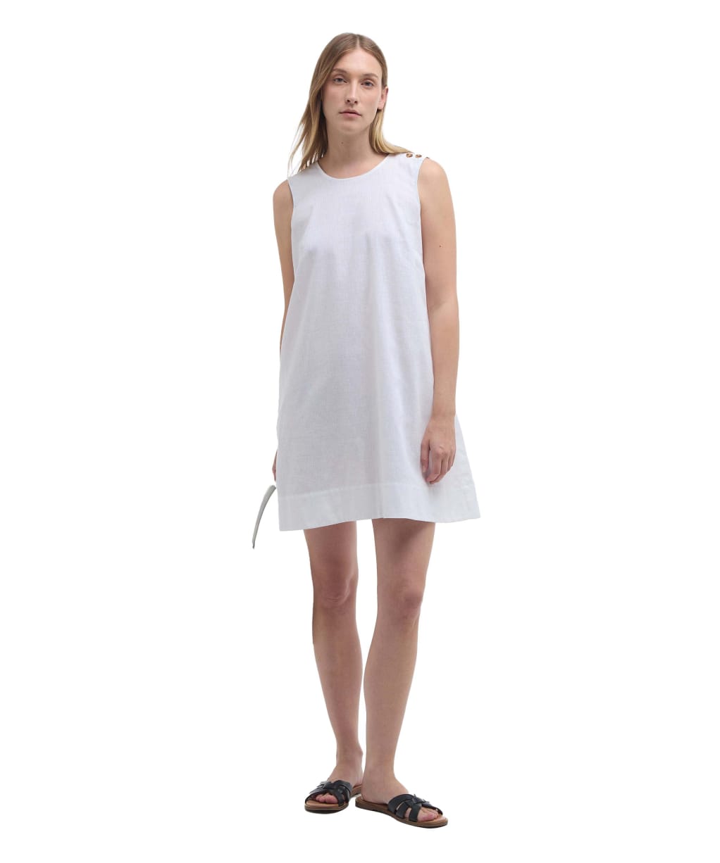 Women's Barbour Lucy Mini Dress - White