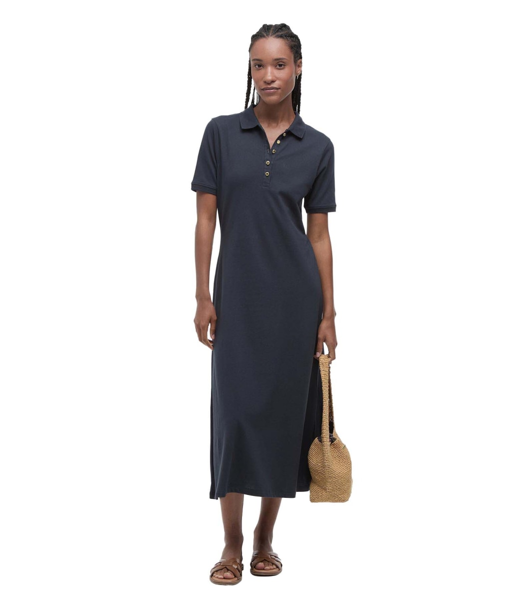 Women's Barbour Celeste Midi Dress - Navy